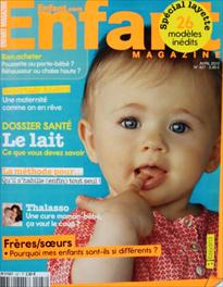 Couverture de Enfant Magazine - Avril 2012