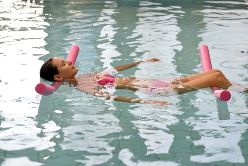 méditer dans l'eau