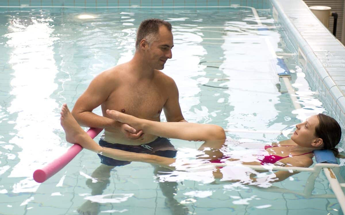 Aquarelaxation, piscine de relaxation guidé par un kiné